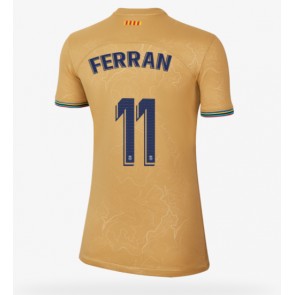 Barcelona Ferran Torres #11 kläder Kvinnor 2022-23 Bortatröja Kortärmad